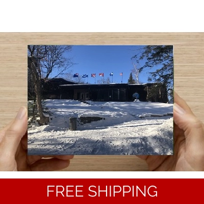 Le Studio Post Card Building Winter 2020